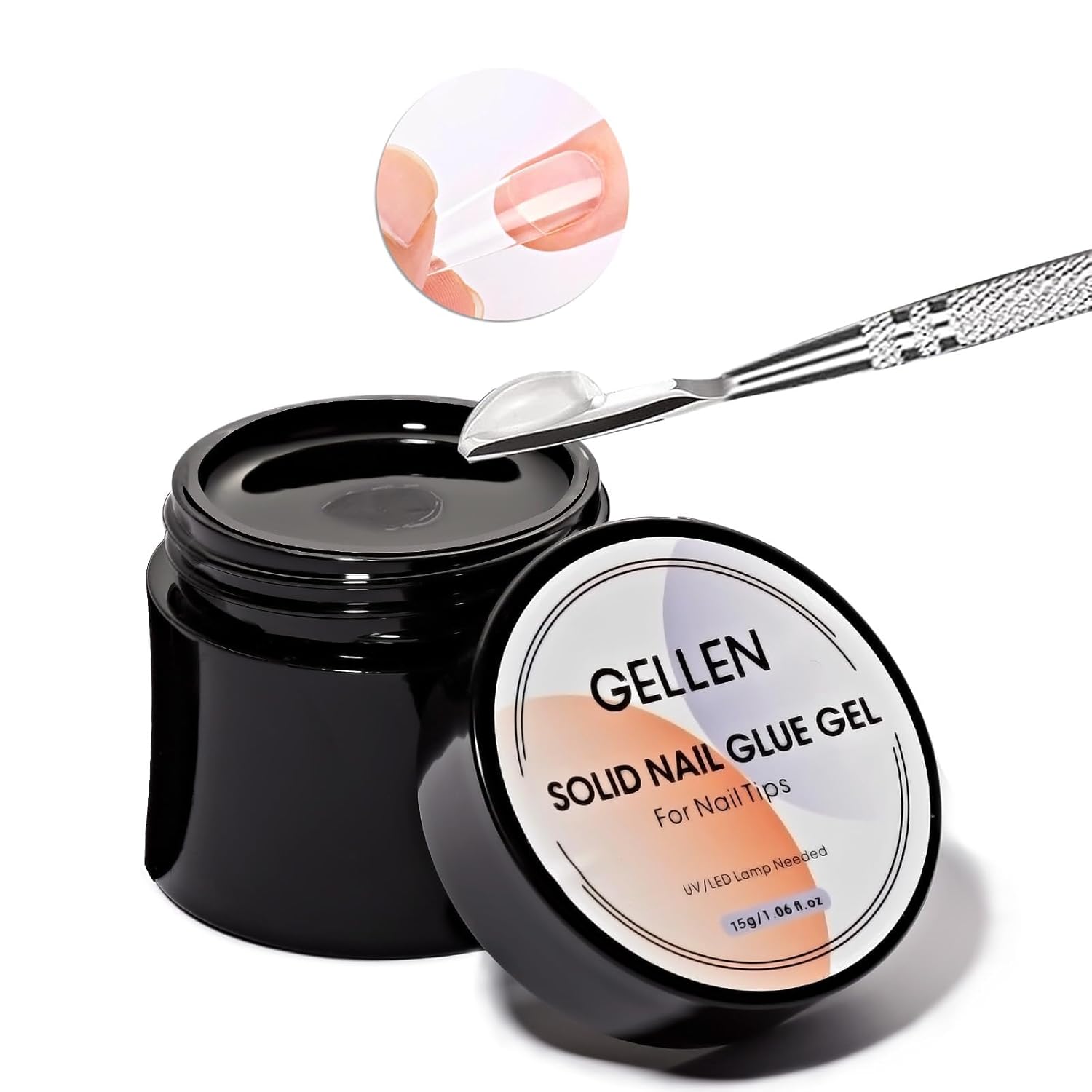 Nail Art Ombre - GELLEN Gel Solide Transparent Renforçant pour