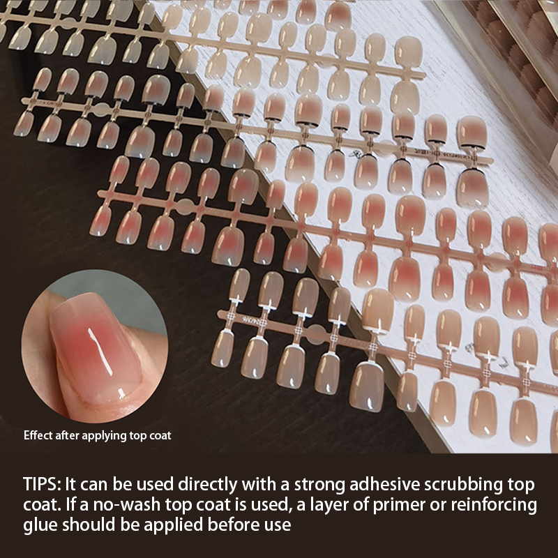 Faux Ongles Dégradés N64.Frenc - Nail Art Pink avis et prix