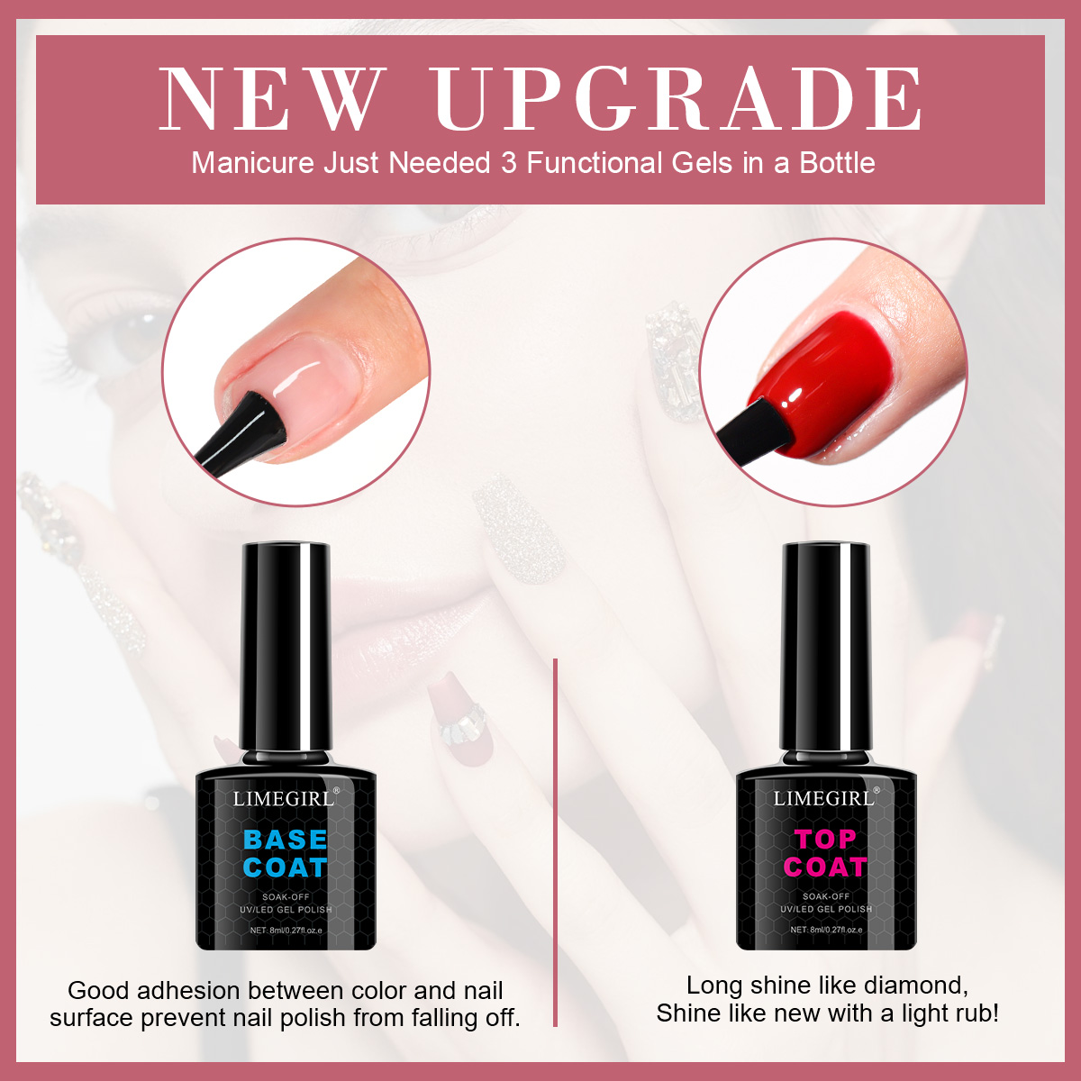 Ensemble de gel pour extension - Nail Art Ombre avis et prix