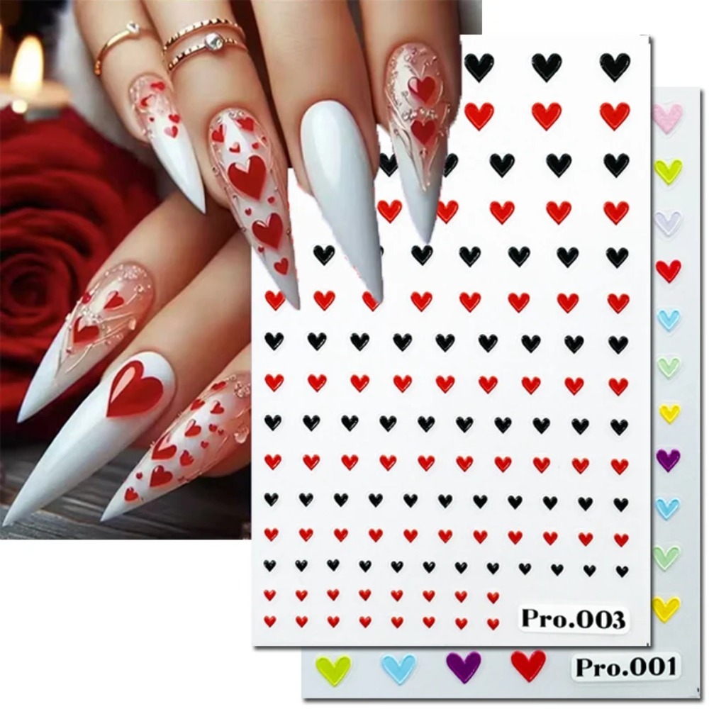 Autocollants 5D en relief pour - Nail Art Valentines Day avis et prix