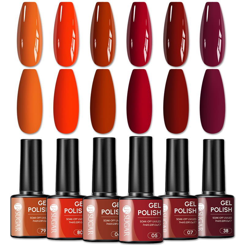 UR SUGAR – Lot de 1/6 vernis à - Nail Art Orange avis et prix