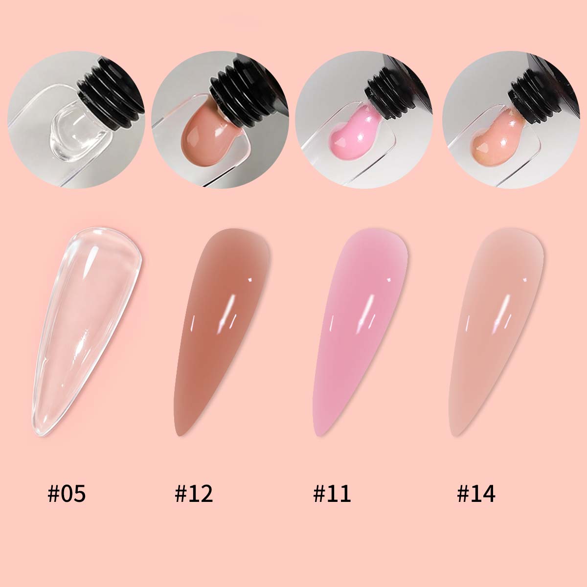 DOULINGDAI Kit de Gel d'Extens - Nail Art Ombre avis et prix