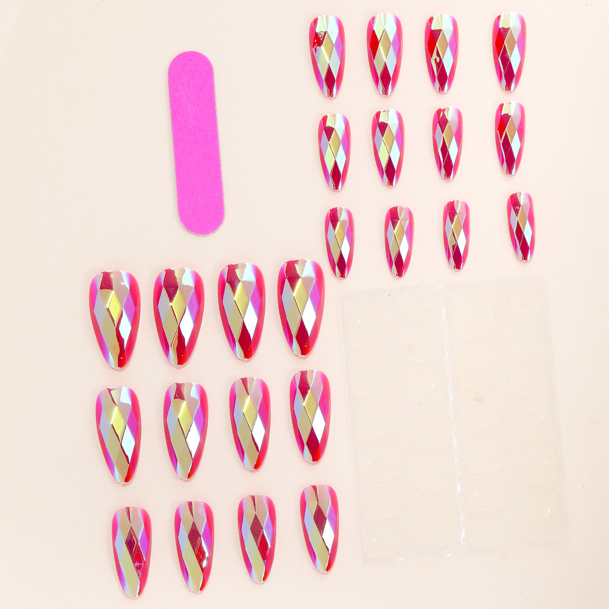 Faux ongles 3D pour femmes, mo - Nail Art Pink avis et prix
