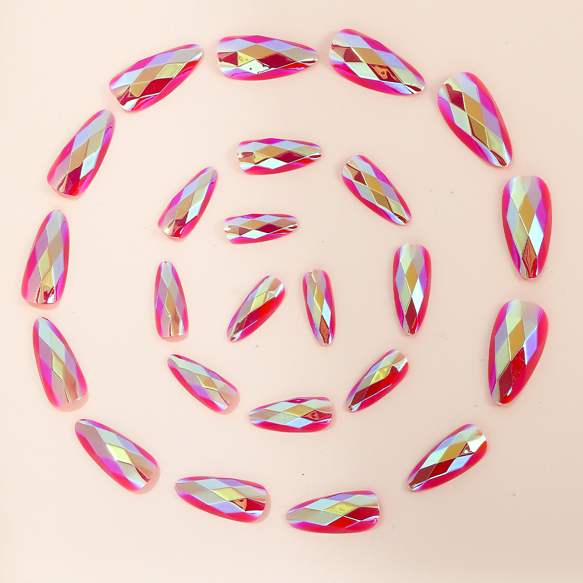 Faux ongles 3D pour femmes, mo - Nail Art Pink avis et prix