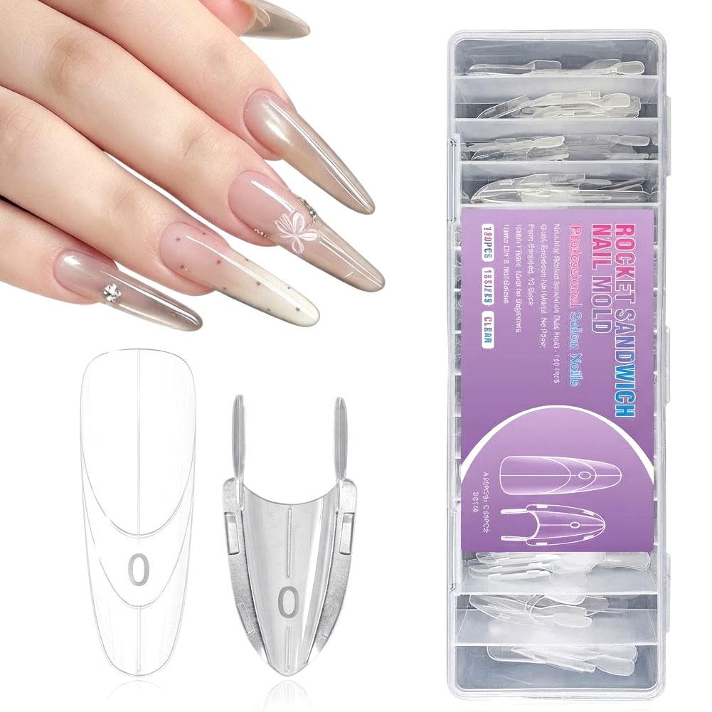 120 moules à ongles sandwich t - Nail Art Ombre avis et prix